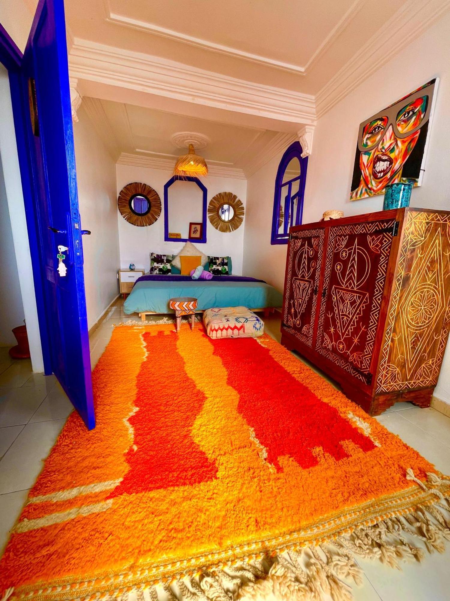 Bed and Breakfast Surf & Salsa Ocean House Tamraght Екстер'єр фото